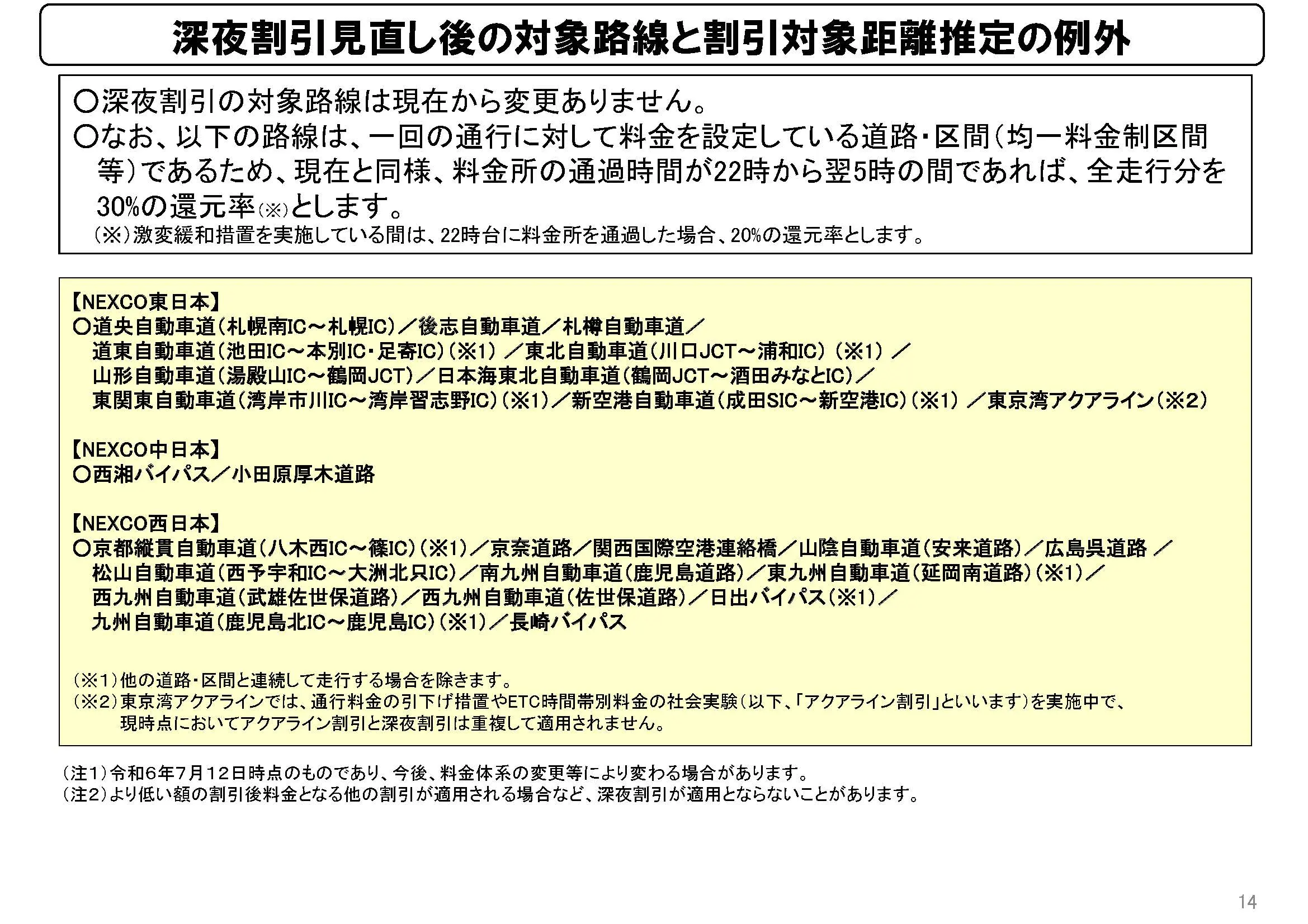 長距離逓減制の拡充